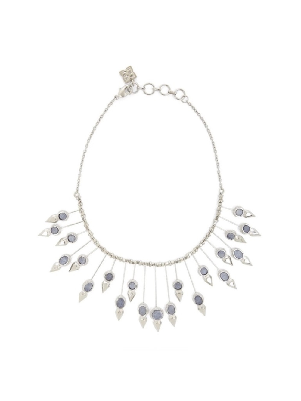 New BCBGMAXAZRIA natural stone sunburst necklace